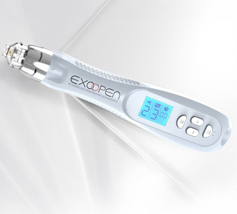 EXOPEN electroporation needle system handpiece with digital display