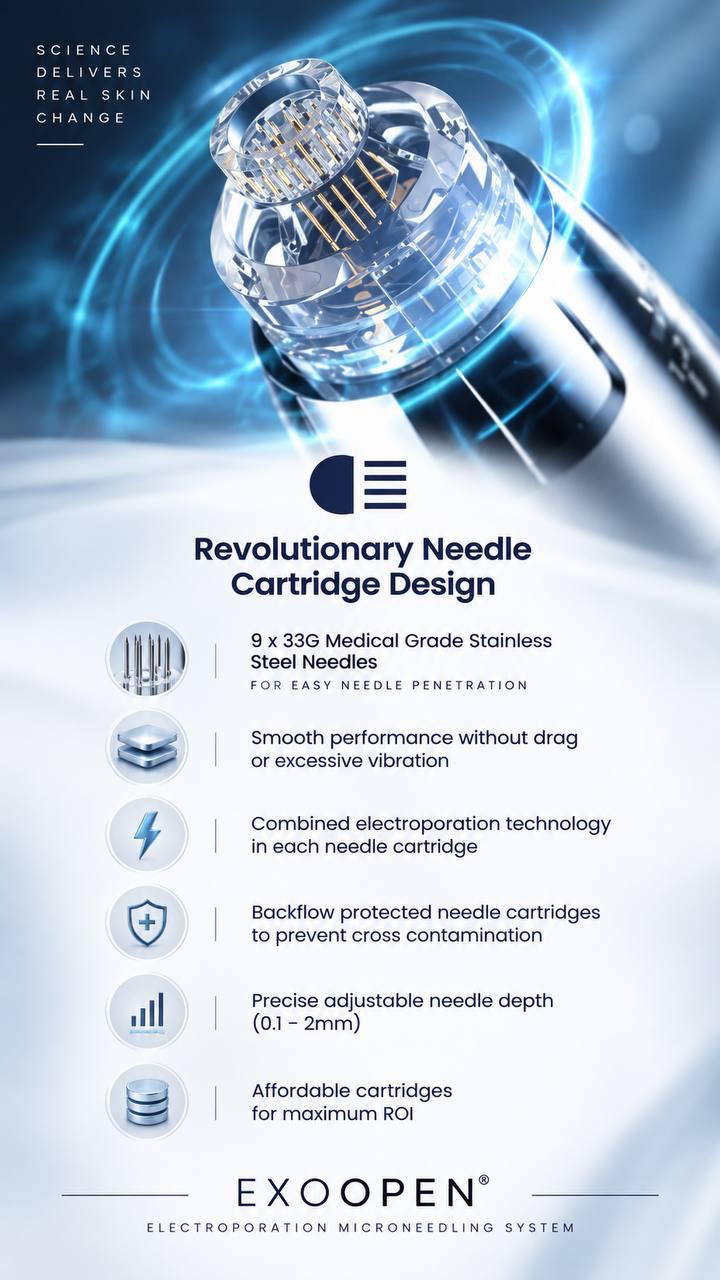 EXOPEN needle cartridge, 9 x 33G needles