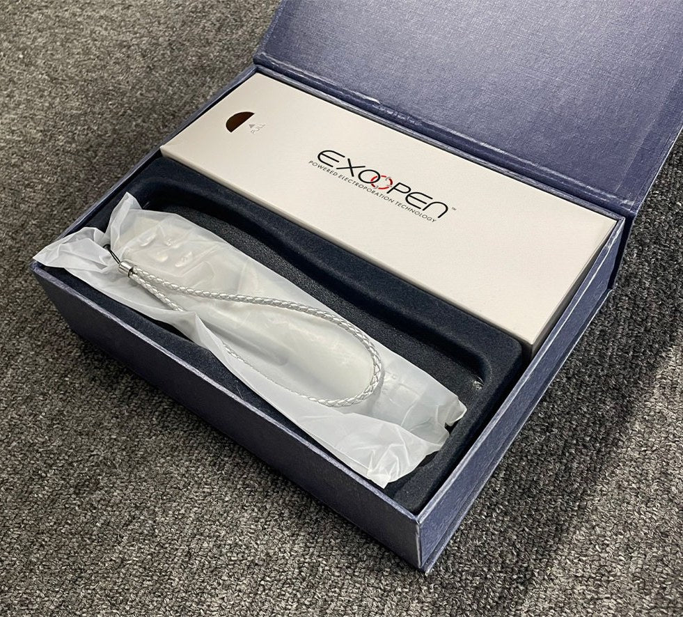 EXOPEN handpiece in its presentation case