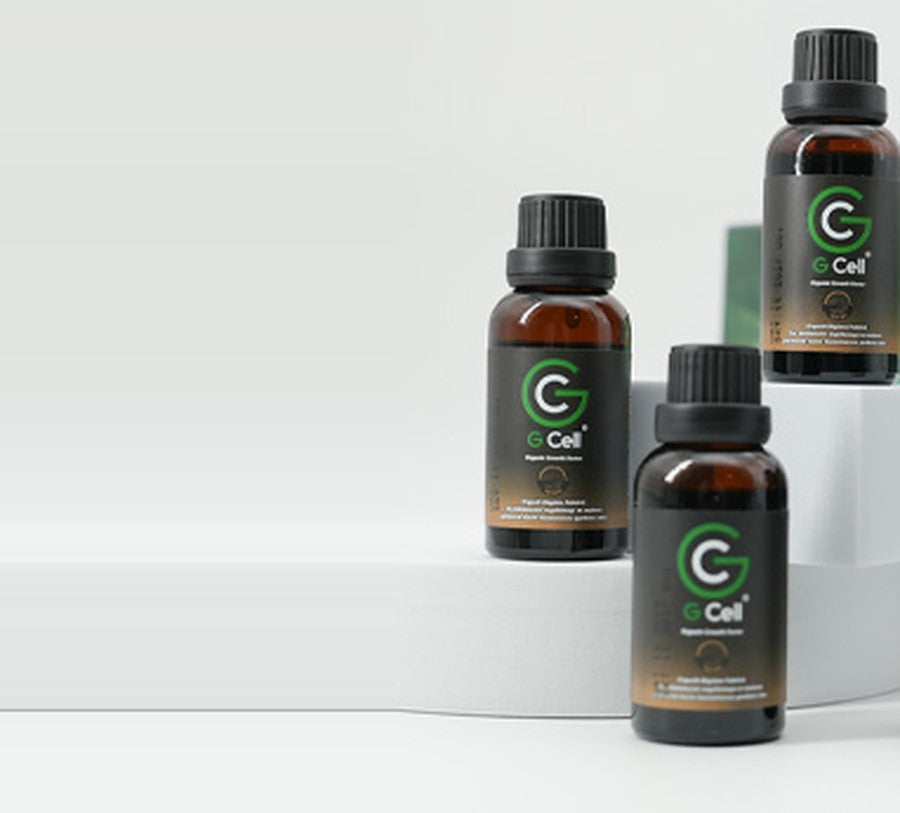 G Cell OGF Hair Care Serum bottles